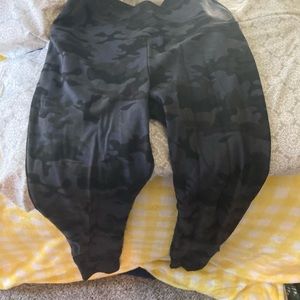 They are black camo tags are not on it and they have never been worn